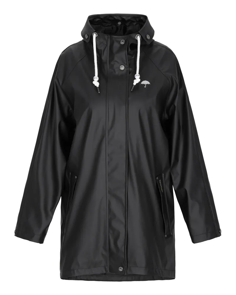 Schmuddelwedda Mantel Frauen Schwarz Schwarz