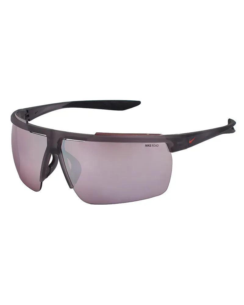 Nike Herren- und Damen-Sportsonnenbrille mit Wickeldesign Windschutz E CW4662 Grau