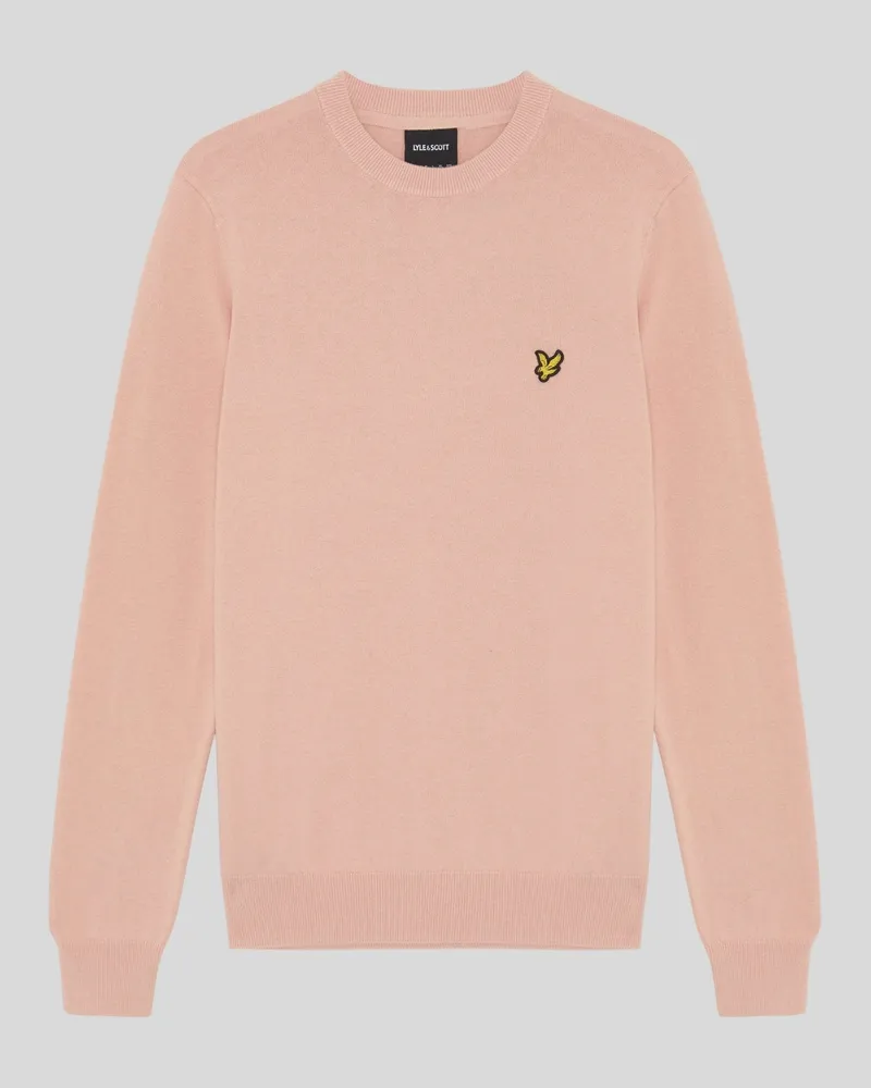 Lyle & Scott Baumwollpullover mit Rundhalsausschnitt - Rosa Rosa
