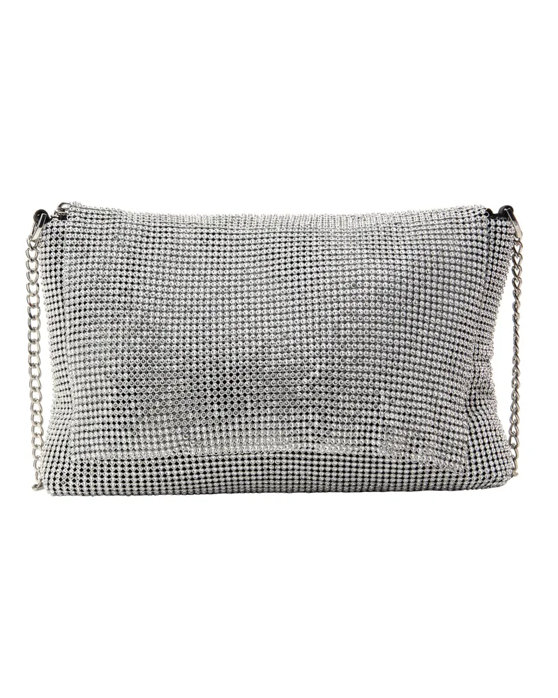 FAINA Clutch/Abendtasche Damen Silber Silber