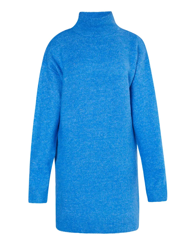 My Mo Strickkleid Damen Himmelblau Blau