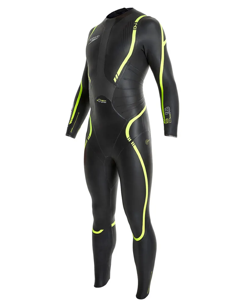Speedo Triathlon Elite E16 FullSuit Schwarz/Gelbmenschen Neoprenanzug 8 10459a599 Schwarz