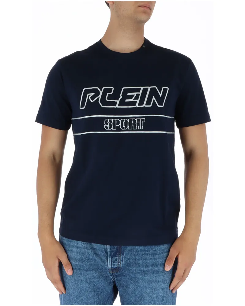 Philipp Plein T-Shirt mit Logo Dunkelblau