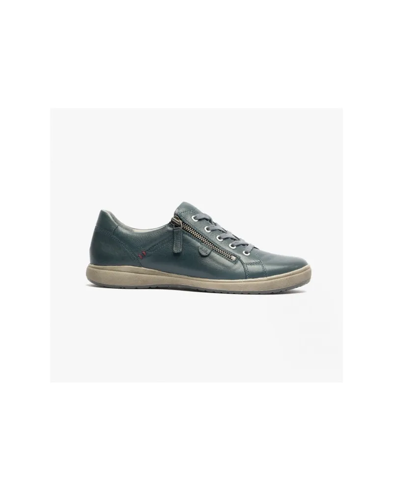 Josef Seibel CAREN 12 Damen Leder Sneaker Ocean Blau