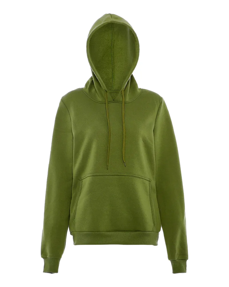 My Mo Kapuzenpullover Damen Militär Grün