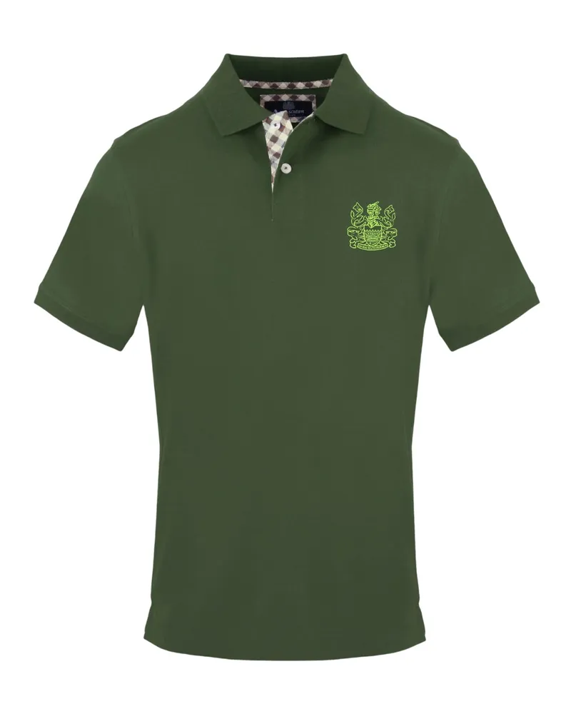 Aquascutum Poloshirt für Herren, Baumwolle (Militärgrün Grün