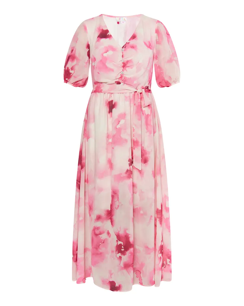 IZIA Kleid Damen Rosa Mehrfarbig Rosa