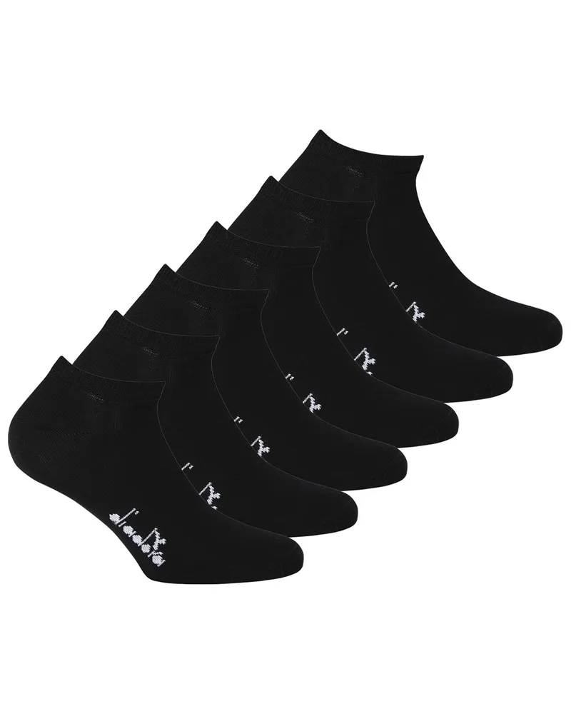 Diadora Unisex-Sneakersocken - Schwarz Schwarz