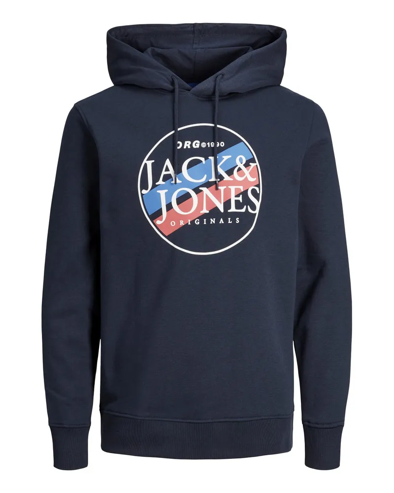Jack & Jones Jorcody Sweat Hood  von  in der farbe Blau und in größe M Beige