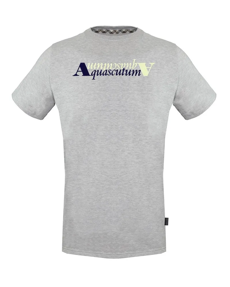 Aquascutum Reflexion Logo Grau T-Shirt Grau