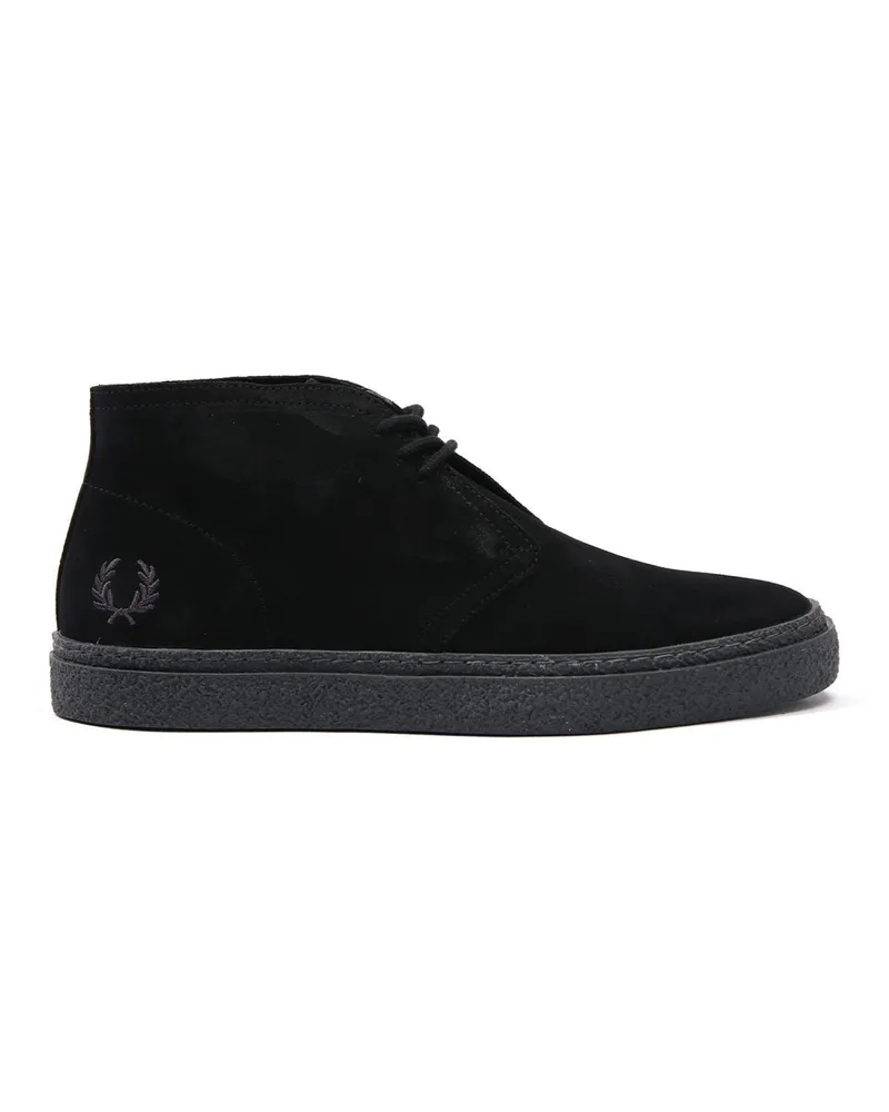 Fred Perry Boots Hawley Chukka daim  Pour Homme en Noir Schwarz