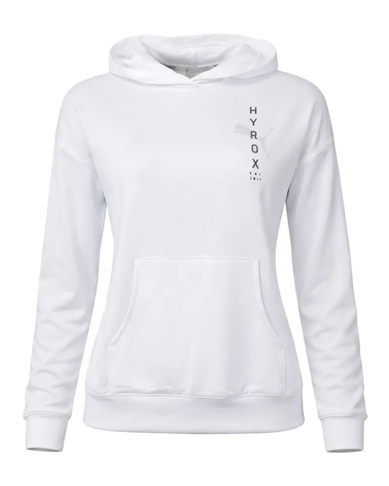 Puma x Hyrox Tech Damen Hoodie Weiß Weiß