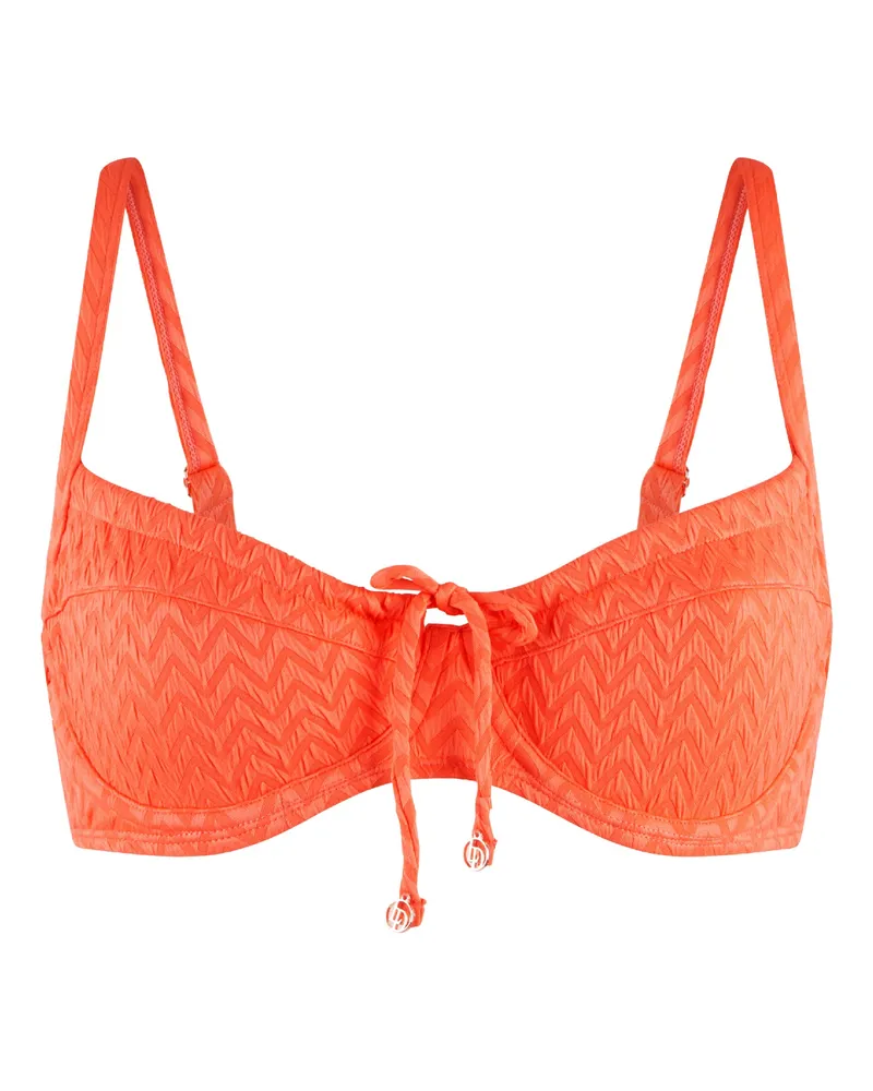 LingaDore Bügel-Bikini-Oberteil mit verstellbaren Trägern - Korallenrot Korallenrot