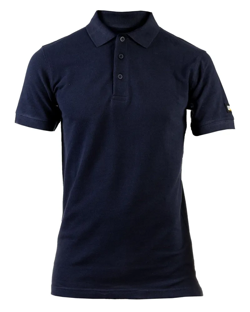 Caterpillar Footwear Essentials Baumwoll-Poloshirt - Marineblau Marineblau