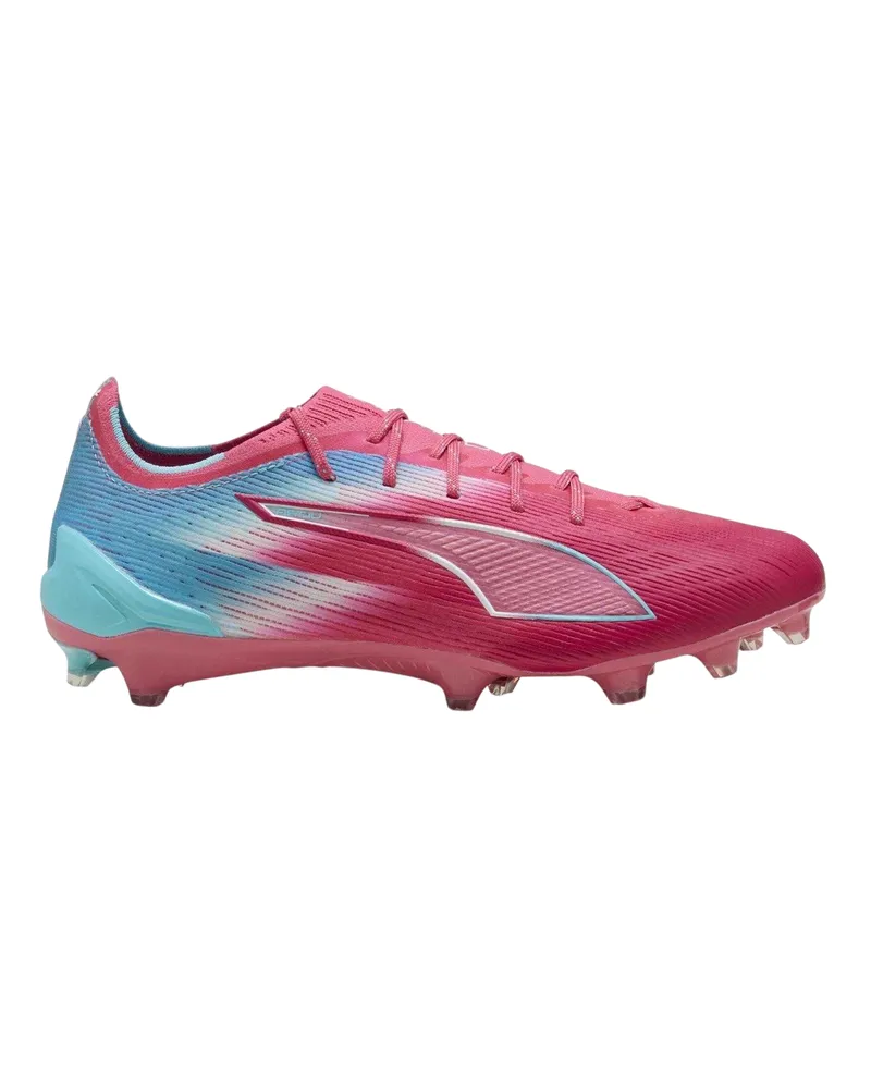 Puma 5 Ultimate" Fußballschuhe mit festem Boden für Herren, Leder-Detailverarbeitung (Blau/Weiß Blau