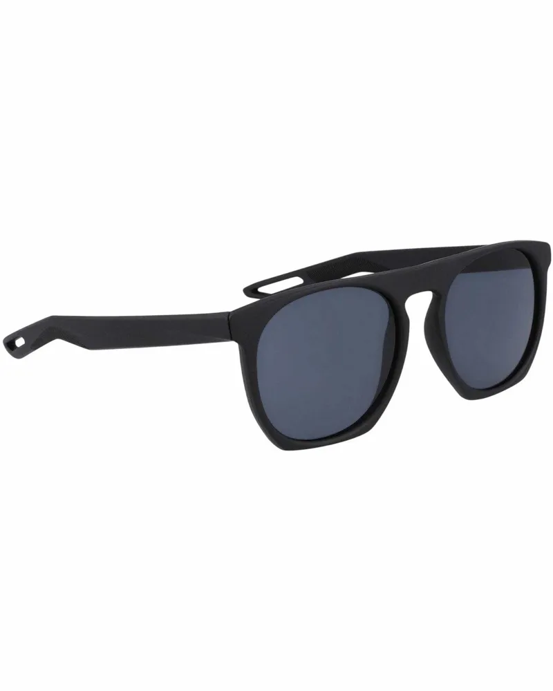 Nike Flatspot XXII" Quadratischer Rahmen-Sonnenbrille für Herren (Matt Schwarz/Dunkelgrau Schwarz