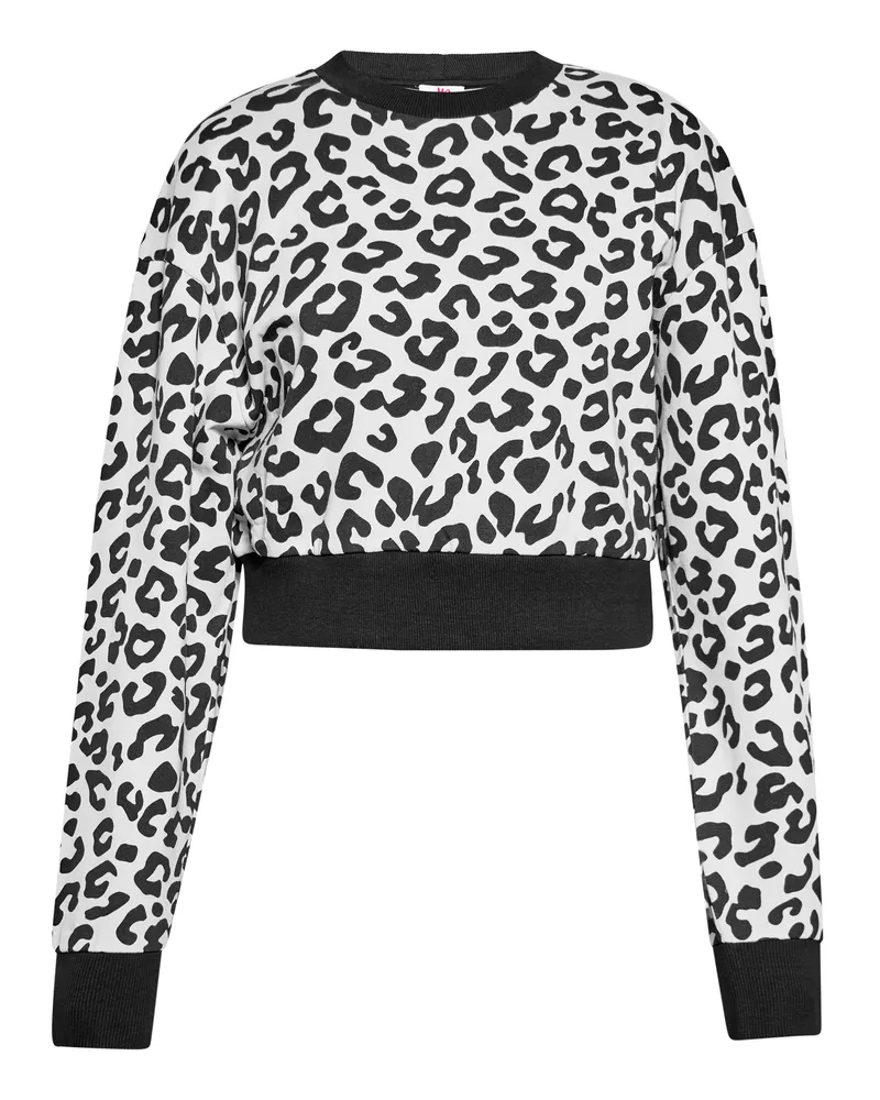 My Mo Sweatshirt Damen Weiss Leo Weiß