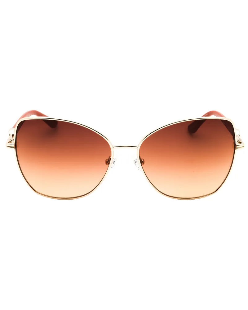 Guess Sonnenbrille Mit Braun-goldenen Farbverläufen Braun