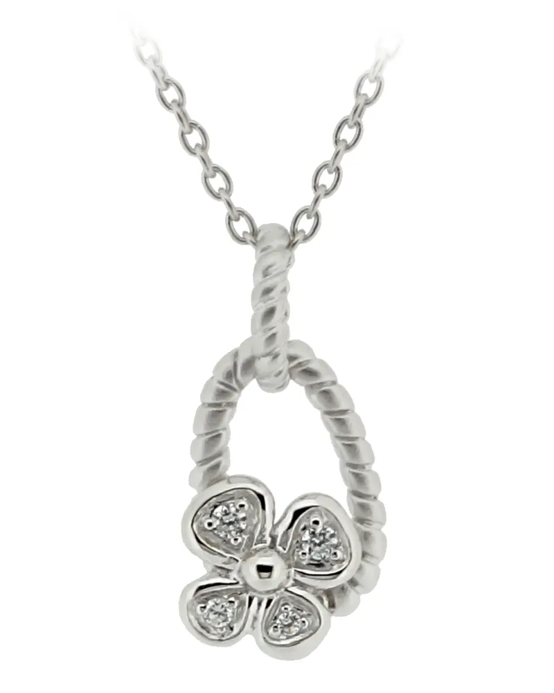 Orphelia Damen Kette aus 925er Sterlingsilber mit Anhänger - Silber ZH-6020 Silber