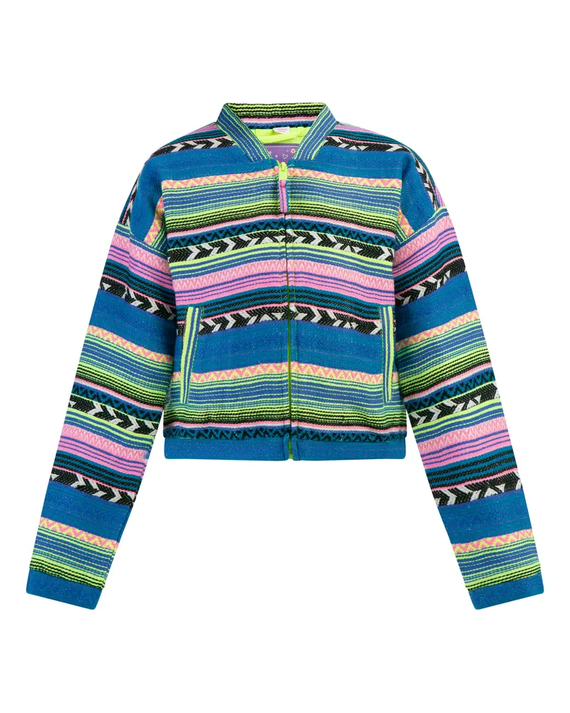 My Mo Bomberjacke Mädchen Mehrfarbig Neongrün Mehrfarbig