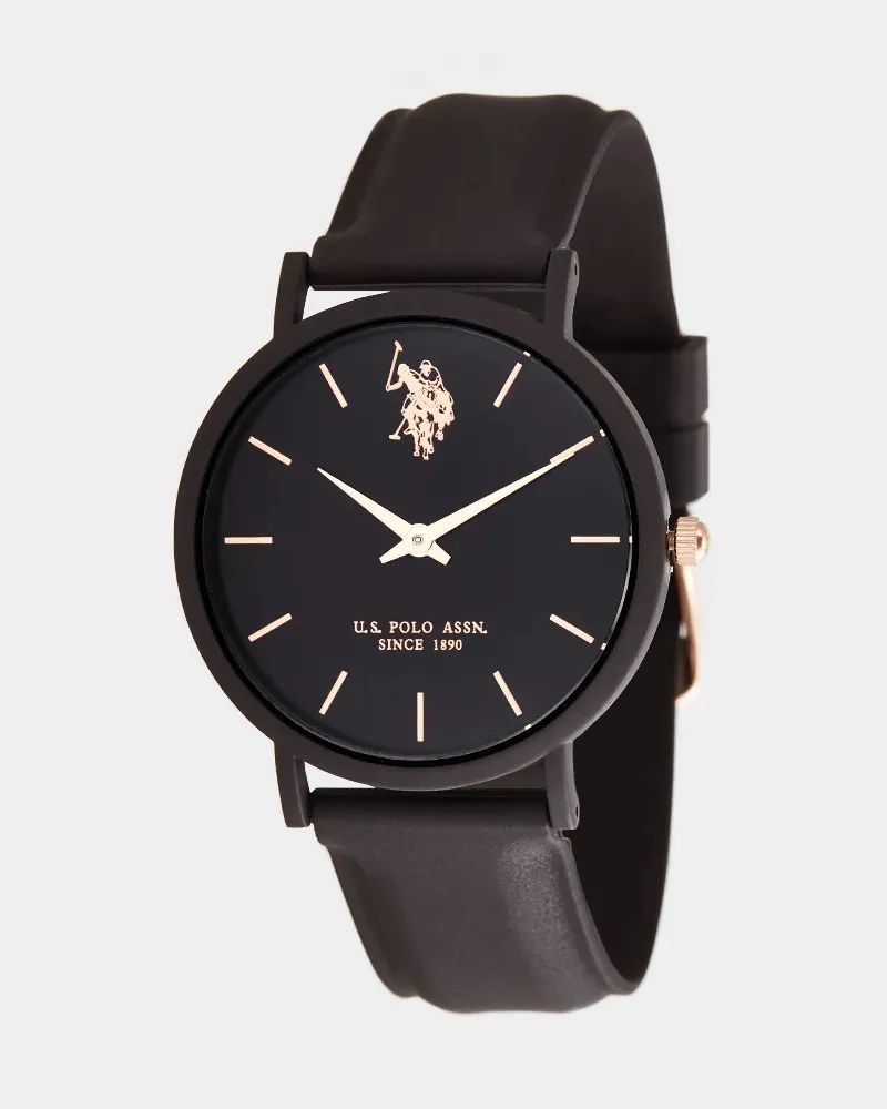 U.S. Polo Assn.  Uhr Lucy Damenarmbanduhr Schwarz