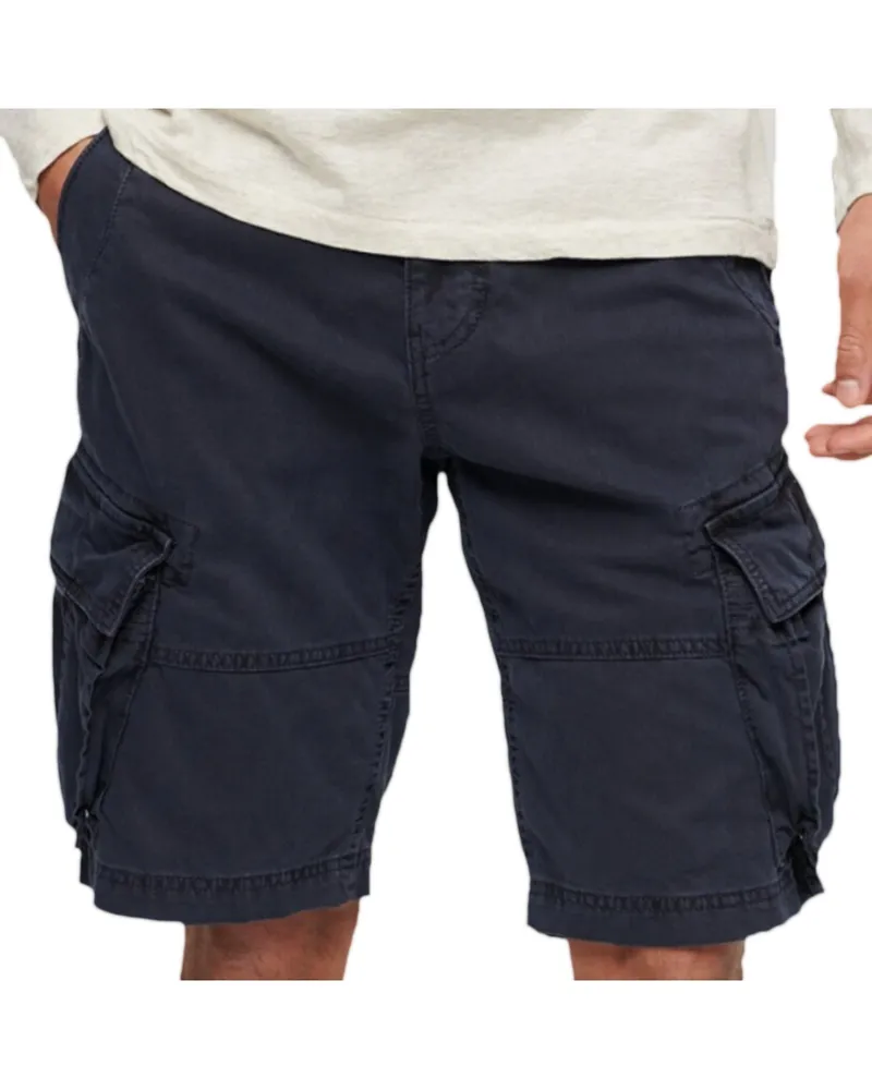 Superdry. Herren Cargo Shorts Blau