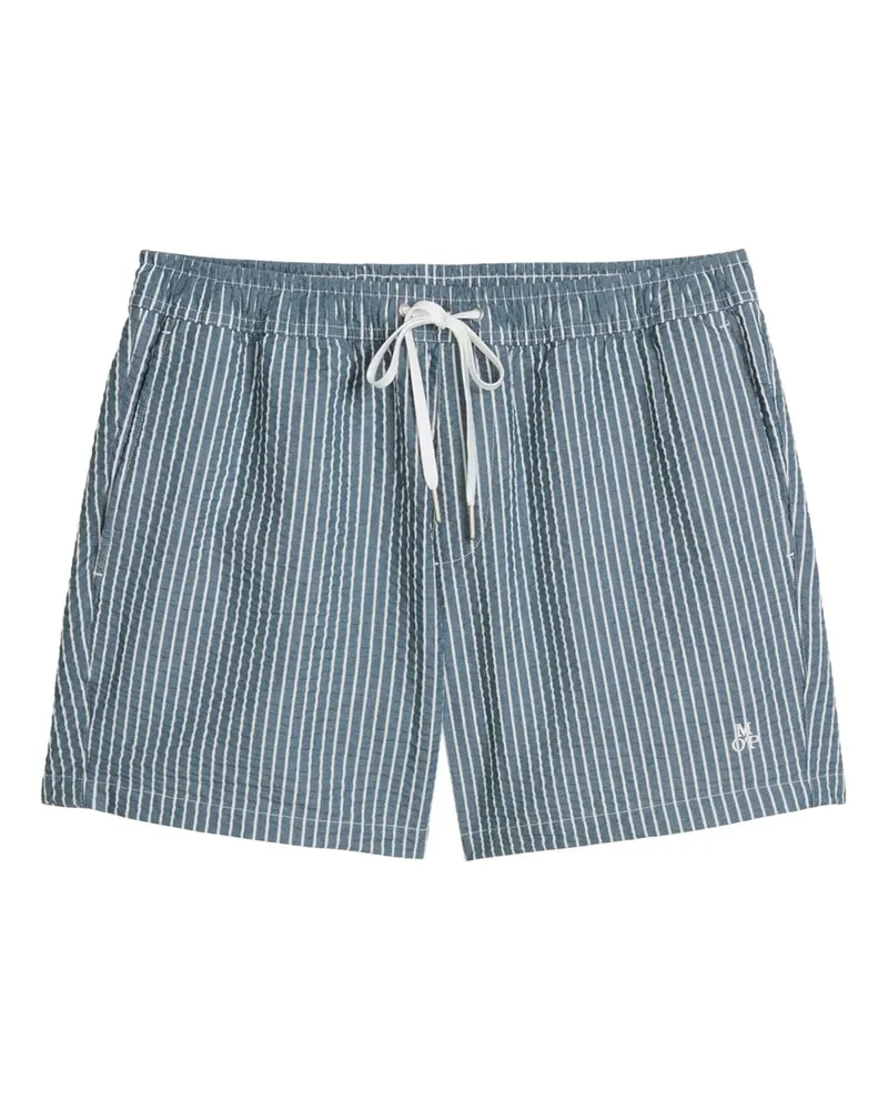 Marc O'Polo Marc O'Polo Herren Badehose SeersuckerSchwimmhose, Schwimmshorts, Badebekleidung Hellblau