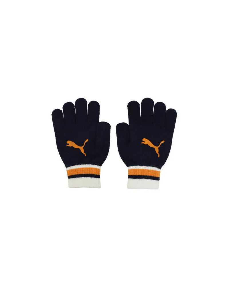 Puma Navy Blue Orange Cat Logo Magic Mens Womens Unisex Handschuhe 041124 02 A187E Blau