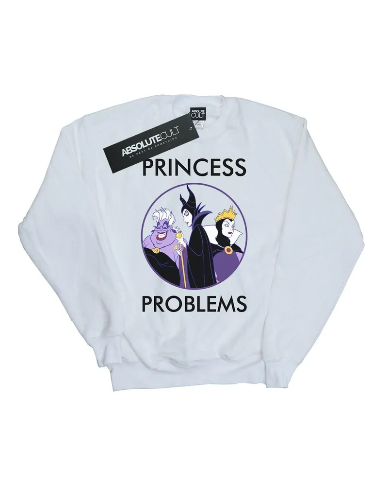 Disney Girls Villains Prinzessin Kopfschmerzen Sweatshirt (weiß Weiß