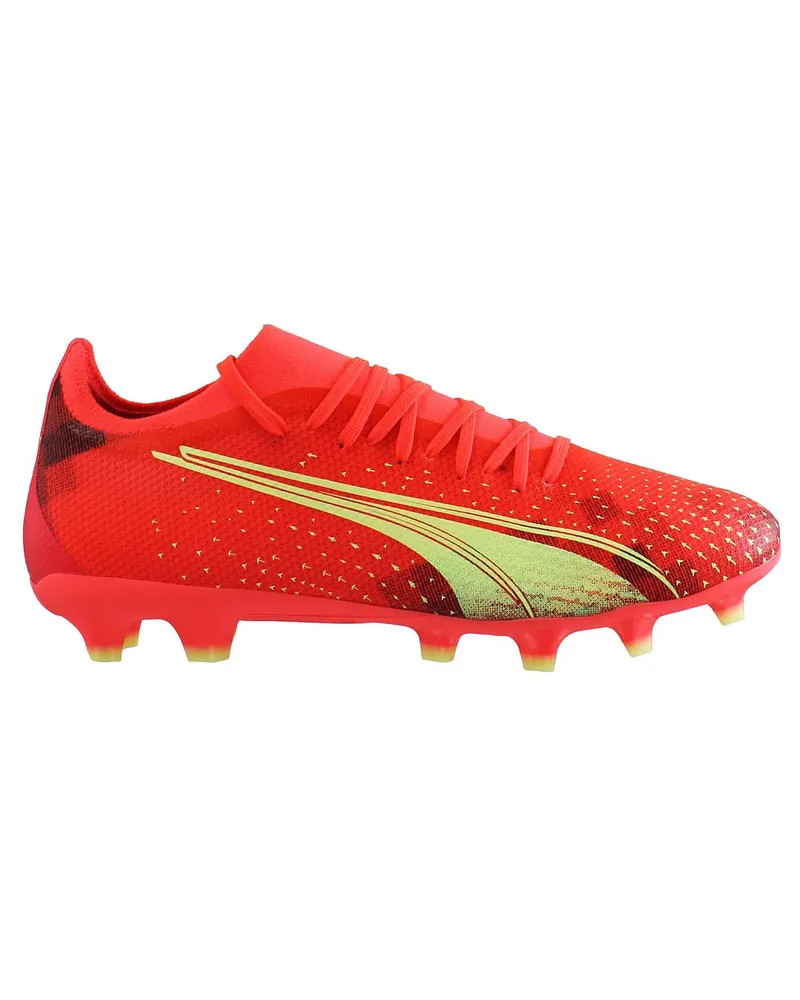 Puma Ultra Match FG/Ag Red Mens Football Stiefel Rot