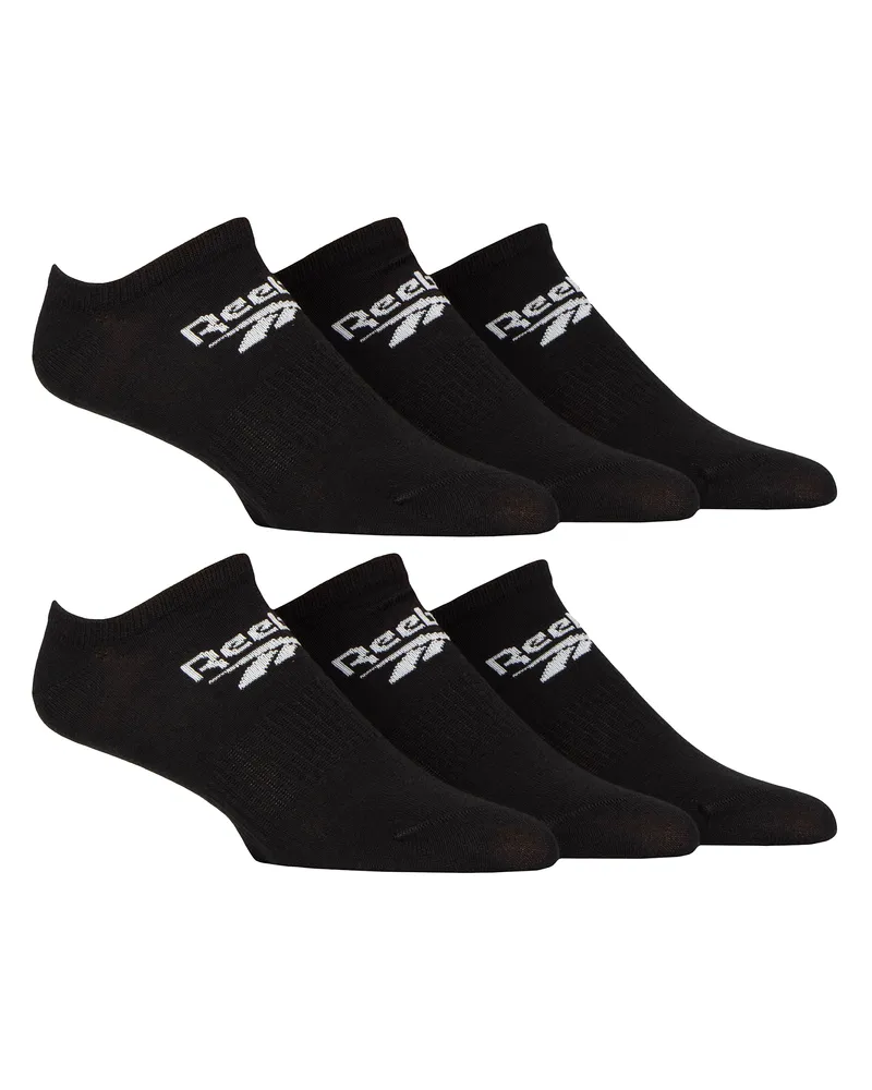 Reebok Unisex Niedrig geschnittene atmungsaktive Trainingssocken Schwarz