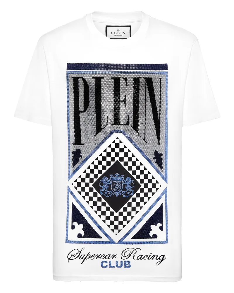 Philipp Plein T-Shirt Racing Weiß