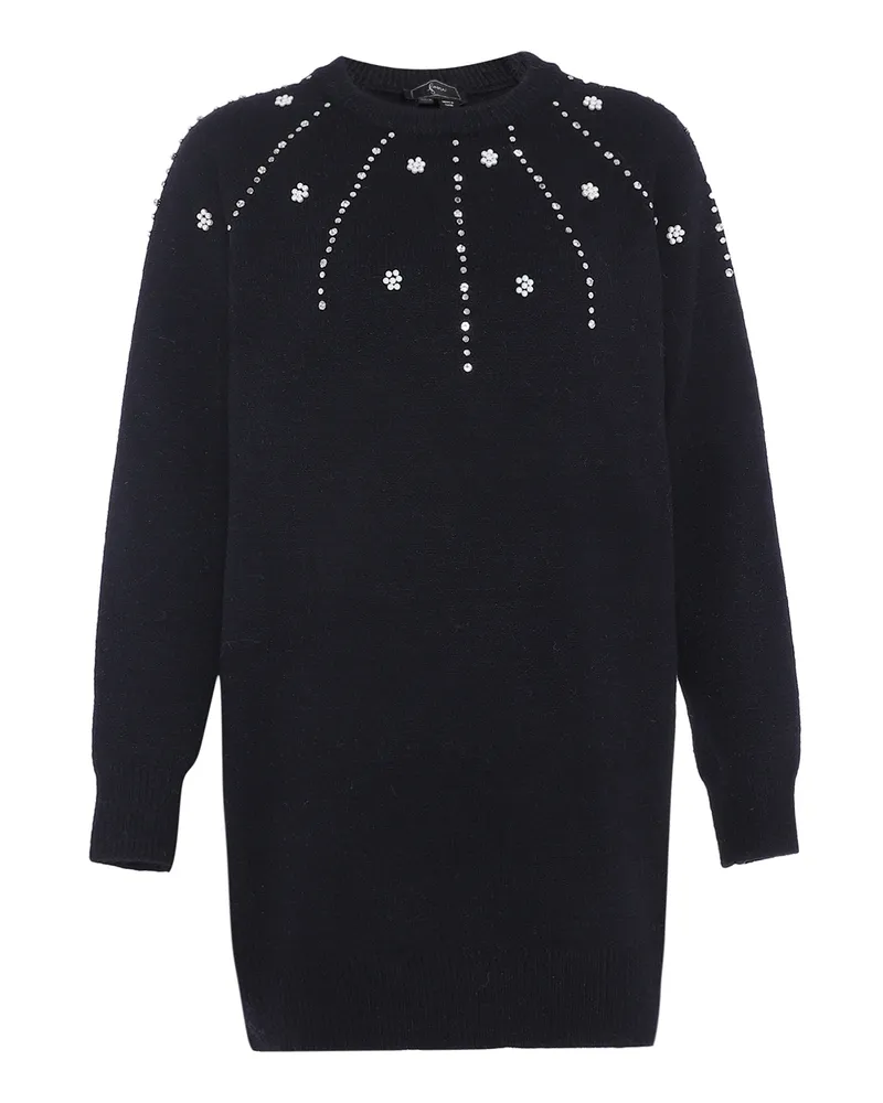 FAINA Pullover Damen schwarz Schwarz