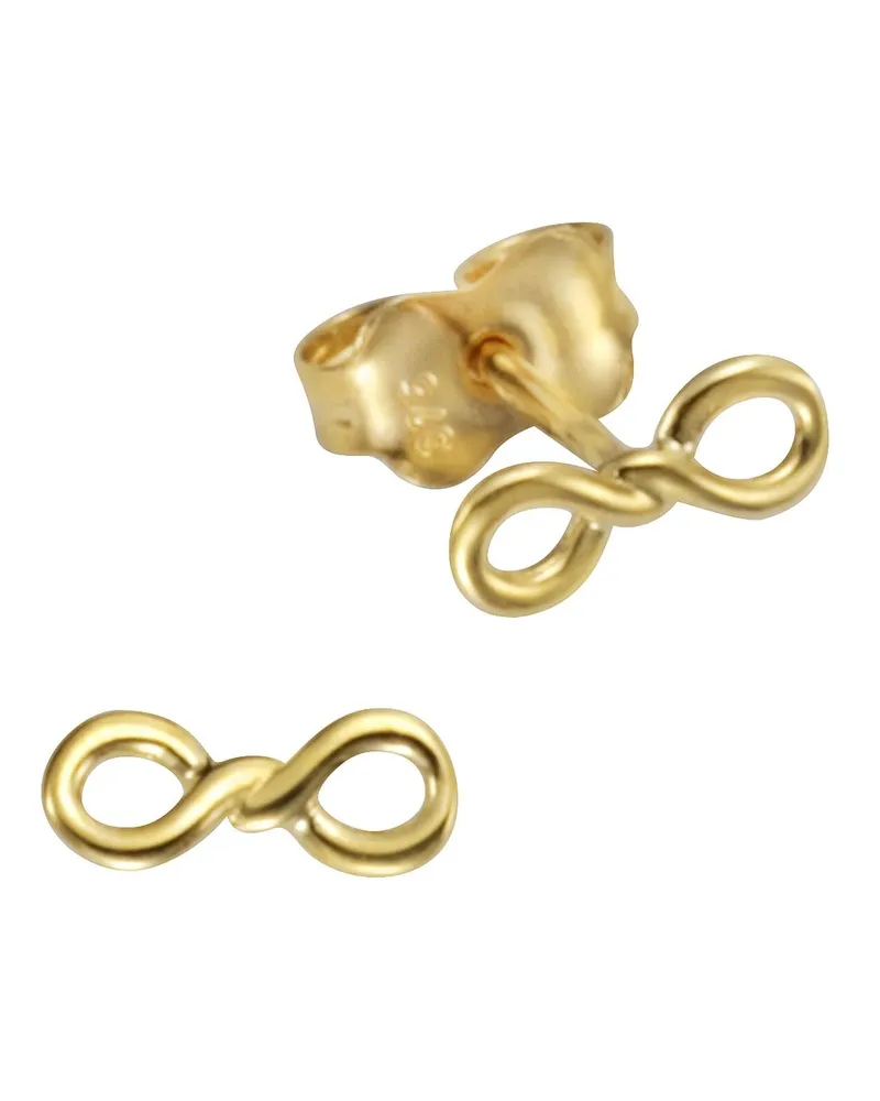 Celesta Ohrstecker aus 375er Gelbgold mit Infinity-Zeichen - Gold Gold