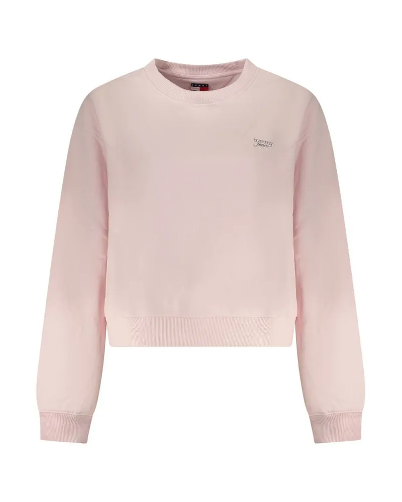 Tommy Hilfiger Rosa Baumwolle Damen Sweatshirt Rosa