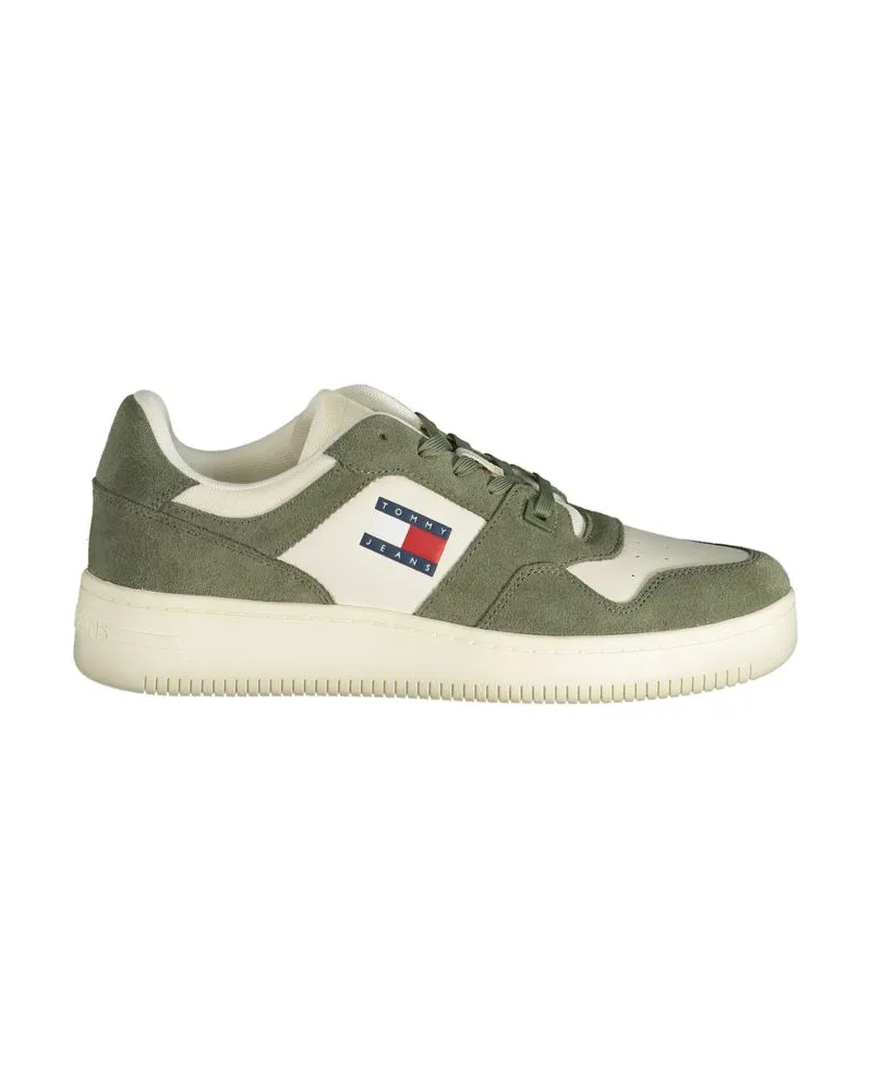 Tommy Hilfiger Tommy Jeans Court Sneaker Freizeitstil Salbeigrün