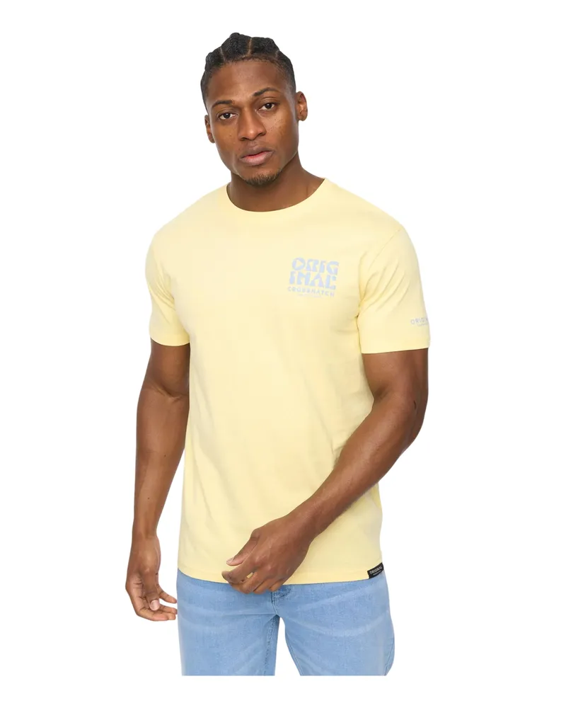 CrossHatch Wellmoores" T-Shirt für Herren (Gelb Gelb