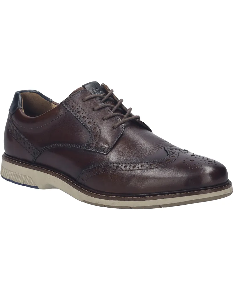 Josef Seibel Herren Halbschuh Stuart 04 in castagne-kombi Kastanienbraun