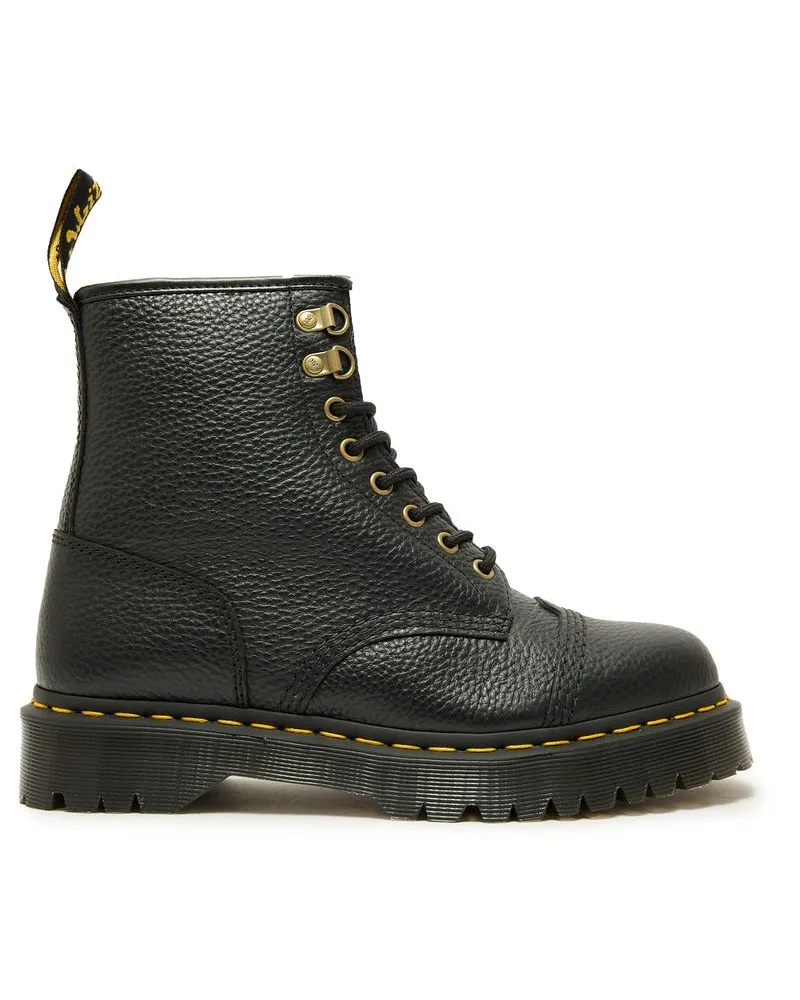 Dr.Martens Dr Martens 1460 Bex Faux Fur-Lined Leather Stiefel Schwarz