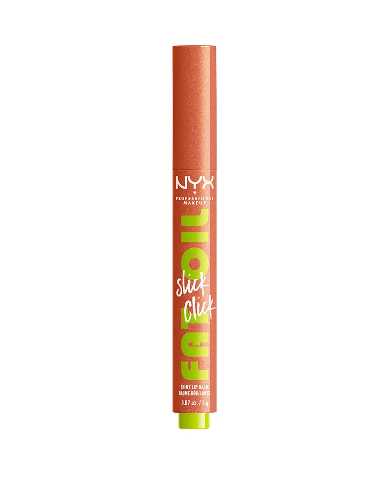 NYX Cosmetics Fat Oil Slick Click glänzender Lippenbalsam, 2 g – Nuance #hits Diferent - #hits Diferent 