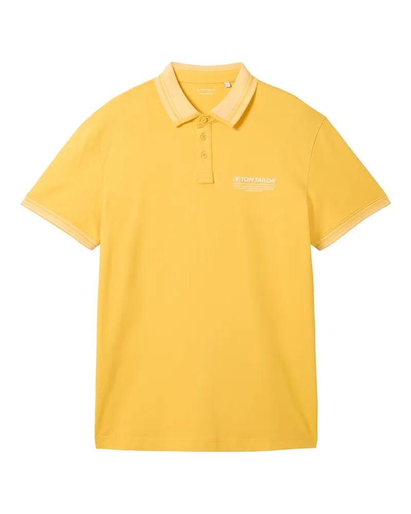 Tom Tailor Poloshirt Gelb