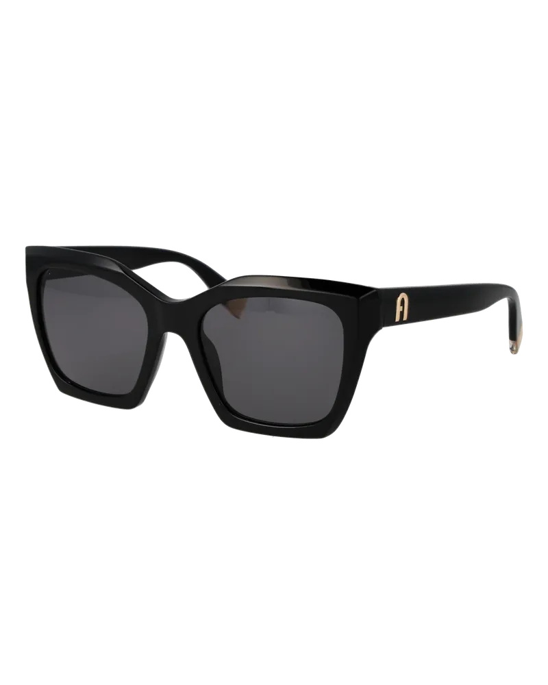 Furla Sonnenbrillen SFU621 0700 53 Schwarz