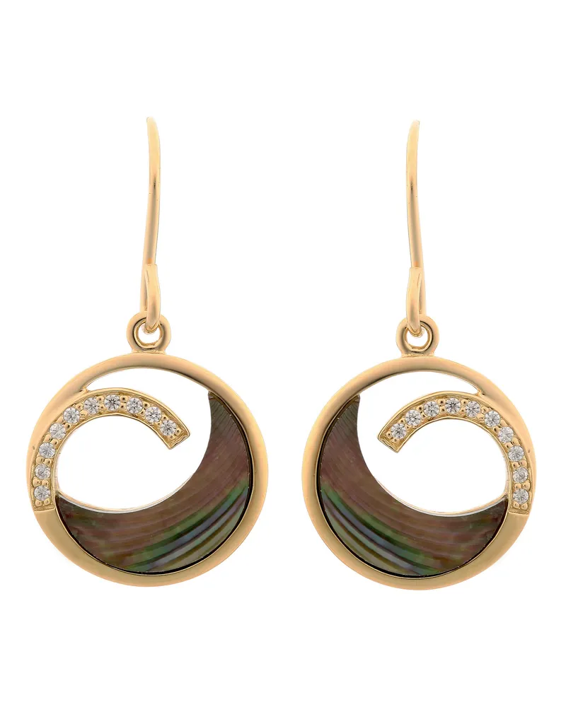 Orphelia Amelia' Damen 925 Sterling Silber Tropfenohrringe - Gold zo-7371 Gold