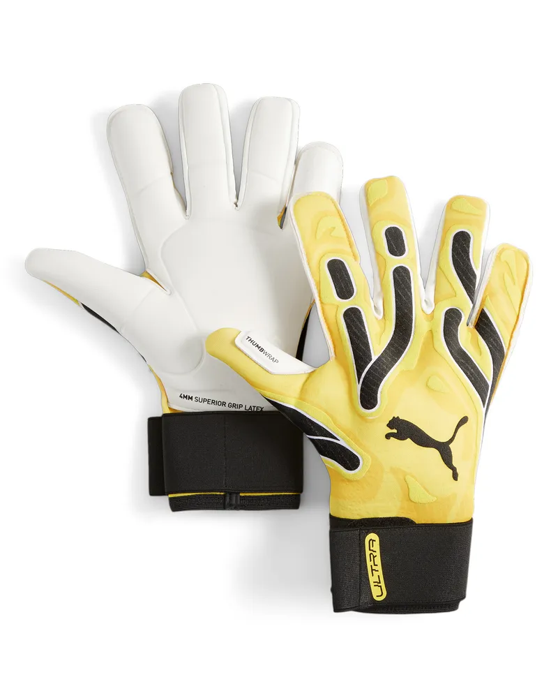 Puma Unisex ULTRA Ultimate Hybrid Torwarthandschuhe Gelb
