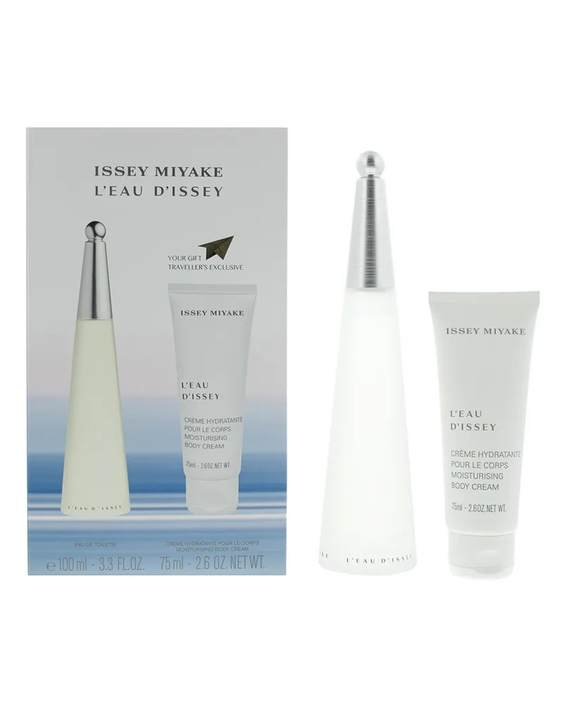 Issey Miyake L'Eau d'Issey Eau de Toilette 100ml & Körpercreme 75ml Geschenkset 