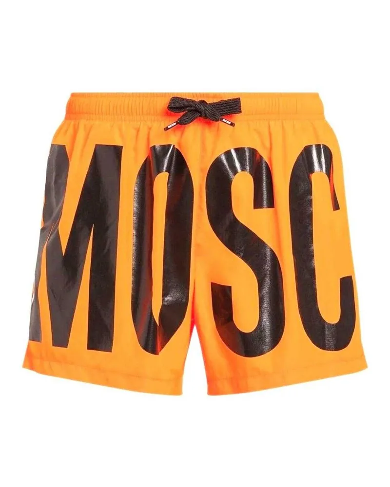 Moschino Badeshorts für Herren (Leuchtend Orange Orange
