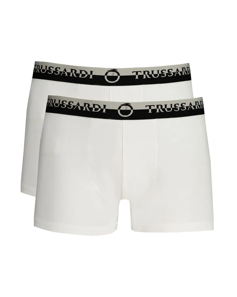 Trussardi Boxershorts 2er-Pack Weiß Weiß