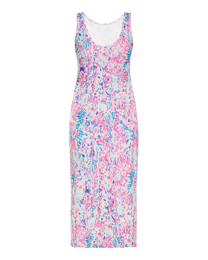 Usha Kleid Frauen blau mehrfarbig Blau