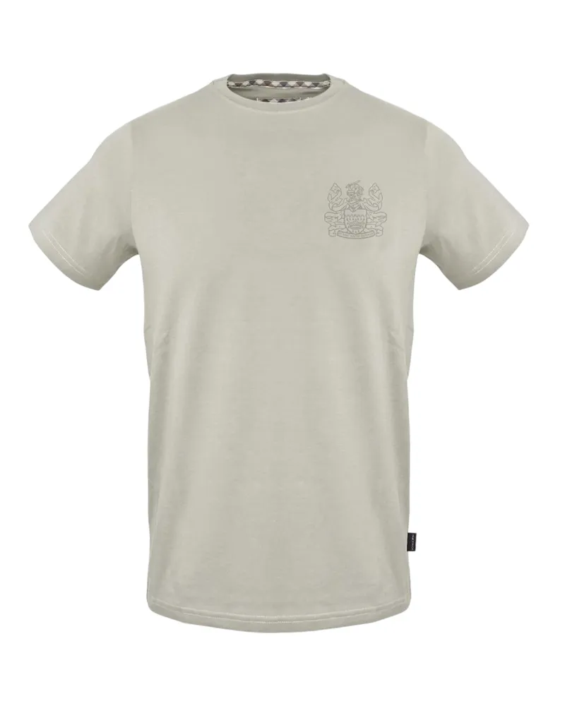 Aquascutum T-Shirt für Herren, Regulär (Grau Grau