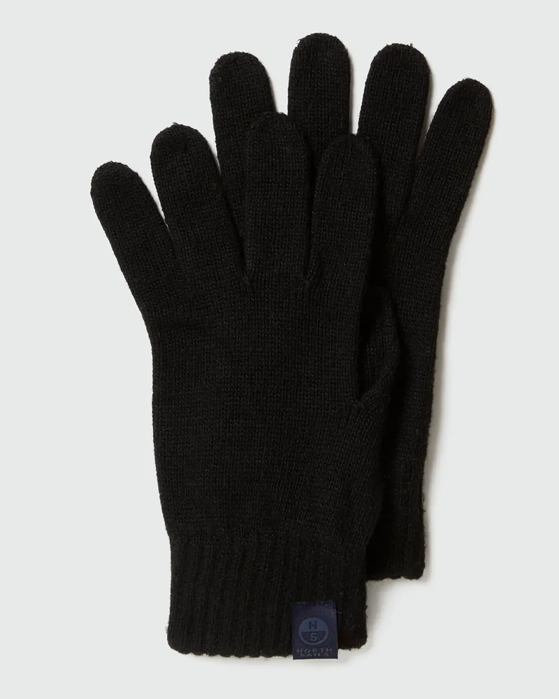 North Sails Handschuhe Kaschmir-Mischung Schwarz